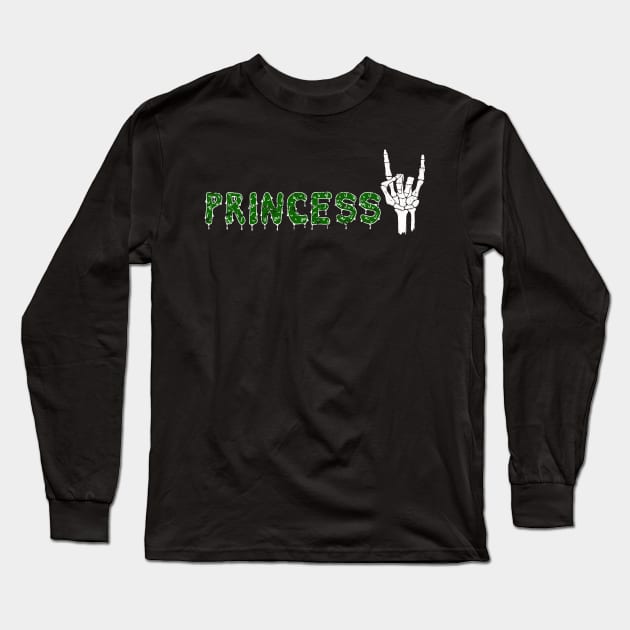 Hard Core Princess Long Sleeve T-Shirt by VBleshka